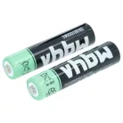 AAA 6x Akkumulátor Philips, Swisscom, Grundig, Sennheiser, Gigaset, NUK, Panasonic, Funkwerk, METZ, Logitech készülékekhez