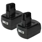 VHBW 2 db NiMH akkumulátor Metabo gépekhez – 2100 mAh, 9,6 V