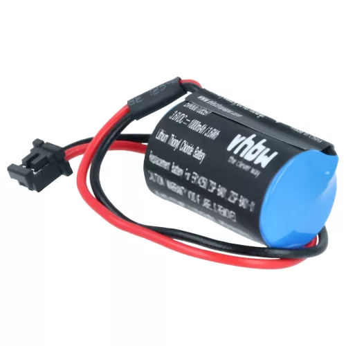 Ipari vezérlő 5x akkumulátor helyettesíti az Omron JZSP-BA01-01, JZSP-BA01 - 1000mAh 3.6V Li-Ion