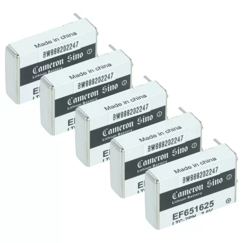Speciális 5x Akkumulátor - 750 mAh 3.6 V Li-SOCl2