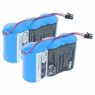 Ipari robot 2x akkumulátor ABB 3HAB 9999-1, 3HAB9999-1, 1SAP180300R0001 helyett - 17000 mAh 10.8 V Li-SOCl2