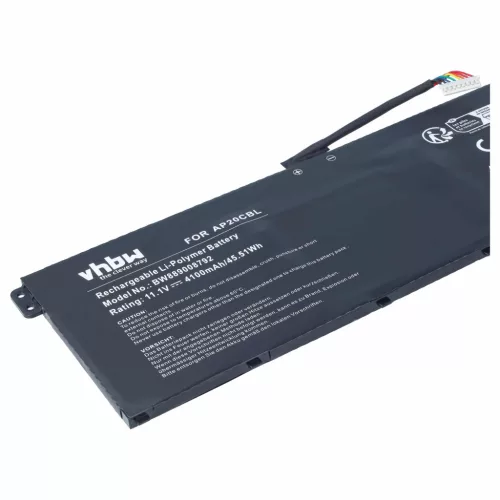 Akkumulátor Acer Swift 3 SF314-43-hoz és más modellekhez, helyettesíti az AP20CBL-t, Li-Polymer, 11.1 V, 4100 mAh