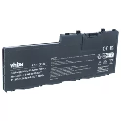   Akkumulátor Panasonic Toughbook CF-20-hoz, helyettesíti CF-VZSU0QW, Li-Polymer, 11.4 V, 2400 mAh