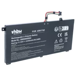   Akkumulátor Lenovo Thinkpad T550-hez és más modellekhez, 45N1740 helyettesítő, Li-Polymer, 11.55 V, 4350 mAh