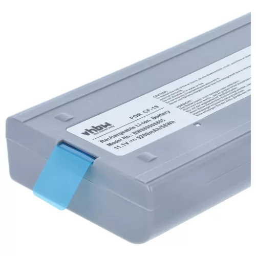 Akkumulátor Panasonic Toughbook CF-19-hez, helyettesíti CF-VZSU48, Li-ion, 11.1 V, 5200 mAh