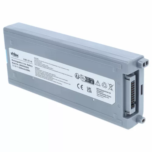 Akkumulátor Panasonic Toughbook CF-19-hez, helyettesíti CF-VZSU48, Li-ion, 11.1 V, 5200 mAh