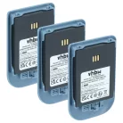 3x Akkumulátor Alcatel 3BN78404AA, 0480468 helyett Ericsson vezetékes telefonhoz - 900 mAh 3.7 V Li-Ion