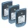 3x Akkumulátor Alcatel 3BN78404AA, 0480468 helyett Ericsson vezetékes telefonhoz - 900 mAh 3.7 V Li-Ion