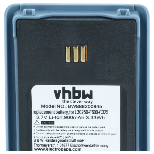 3x Akkumulátor Alcatel 3BN78404AA, 0480468 helyett Ericsson vezetékes telefonhoz - 900 mAh 3.7 V Li-Ion