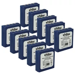   Radio 10x Akkumulátor HBC BA222060, BA222061, BA203060, FBFUB03, AF-FUB03M, KH68302500 helyett - 700 mAh 6 V NiMH