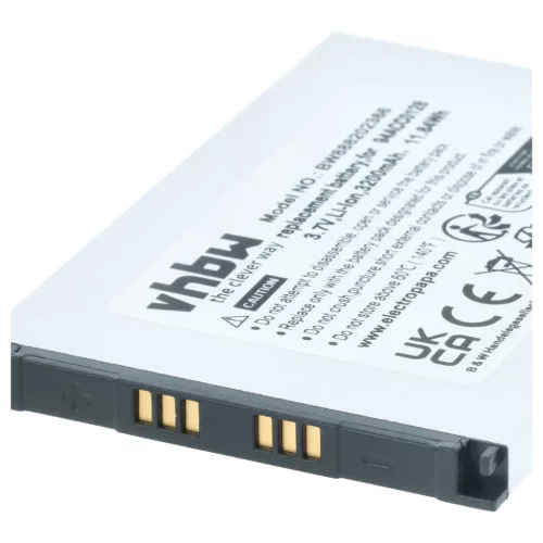 Kézi számítógép 2x akkumulátor Datalogic BTDL1, 94ACC0129, 94ACC0128, 3H21-00000491 helyett - 3200mAh, 3.8V