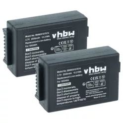   Kézi számítógép 2x akkumulátor Psion WA3006, WA3020, 1050494-002, 1050494 helyett - 2000mAh, 3.7V