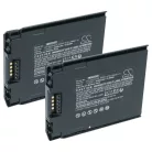 Kézi számítógép 2x akkumulátor Zebra BT-000314-01, BTRY-TC51-43MA1-01, BT-000314A helyett - 4200mAh, 3.7V