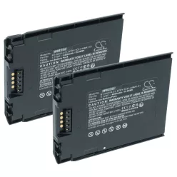   Kézi számítógép 2x akkumulátor Zebra BT-000314-01, BTRY-TC51-43MA1-01, BT-000314A helyett - 4200mAh, 3.7V