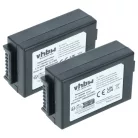 Kézi számítógép 2x akkumulátor Psion WA3006, WA3020, 1050494-002, 1050494 helyett - 3300mAh, 3.7V