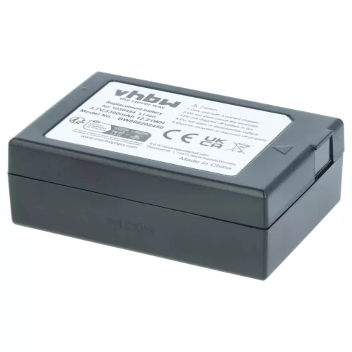 Kézi számítógép 2x akkumulátor Psion WA3006, WA3020, 1050494-002, 1050494 helyett - 3300mAh, 3.7V