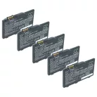 Mobil számítógép 5x akkumulátor Motorola 82-172087-01, 82-164807-01, 82-164801-02 helyett - 4400mAh, 3.7V