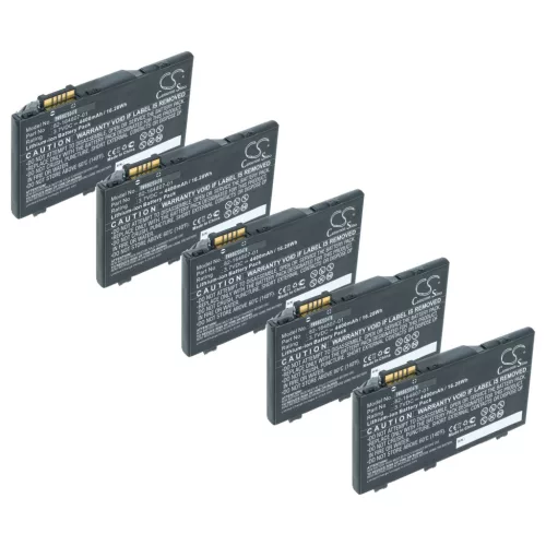 Mobil számítógép 5x akkumulátor Motorola 82-172087-01, 82-164807-01, 82-164801-02 helyett - 4400mAh, 3.7V