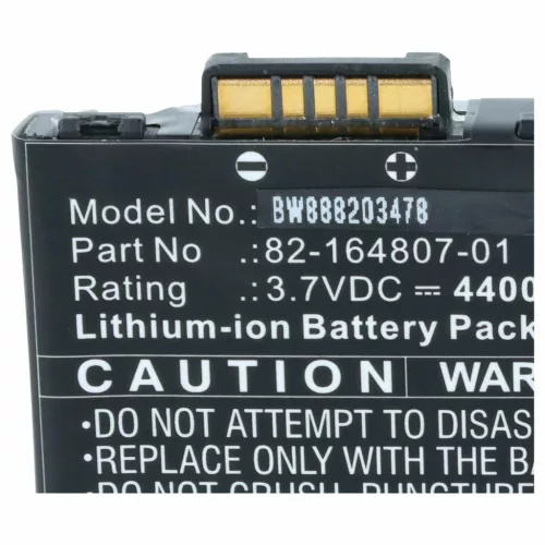 Mobil számítógép 5x akkumulátor Motorola 82-172087-01, 82-164807-01, 82-164801-02 helyett - 4400mAh, 3.7V
