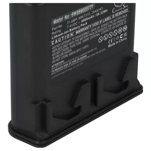 Hőképalkotó Kamera 2x Akkumulátor Fluke 89K7310, TI-SBP, 2648343 helyett - 6800 mAh 7.4 V Li-Ion