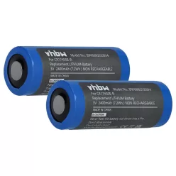   Univerzális 2x Akkumulátor CR17450E-R helyett - 2400 mAh 3 V lítium