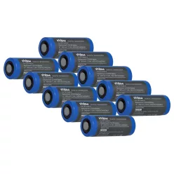   Univerzális 10x akkumulátor CR17450E-R helyett - 2400 mAh 3 V lítium