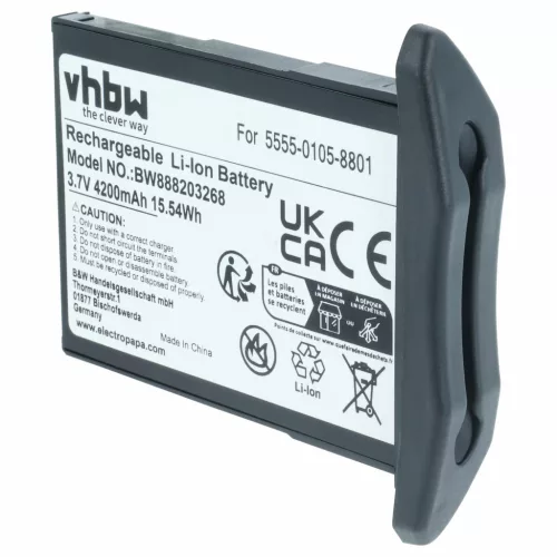 Kézi számítógép 2x akkumulátor helyettesíti NCR Orderman 5555-0105-8801 - 4200mAh, 3.7V