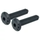 2x Állítható láb Ariston C00340804 helyett mosogatógéphez - 11 cm, fekete