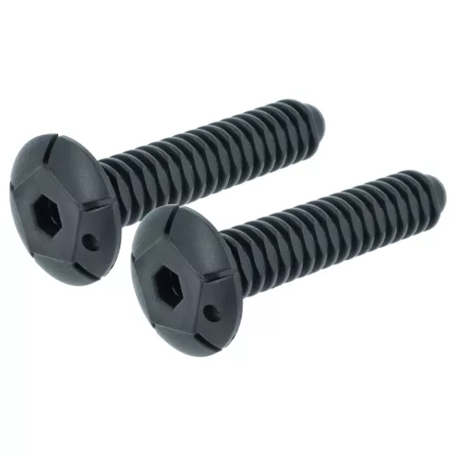 2x Állítható láb Ariston C00340804 helyett mosogatógéphez - 11 cm, fekete