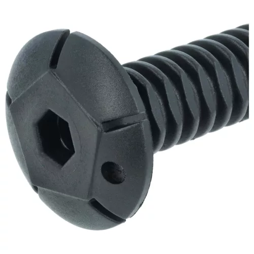 2x Állítható láb Ariston C00340804 helyett mosogatógéphez - 11 cm, fekete