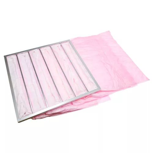VHBW 10 db F7 légszűrő szellőző- és klímaberendezéshez – 6 zseb, 59,2 × 59,2 cm