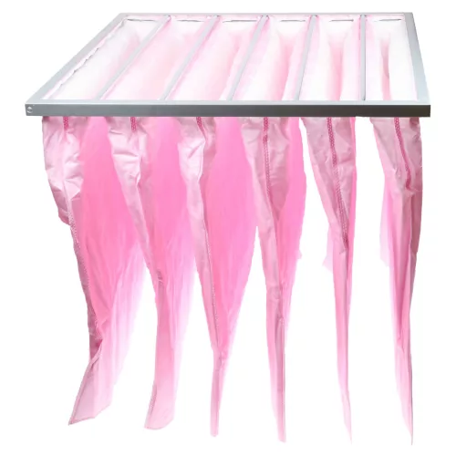VHBW 10 db F7 légszűrő szellőző- és klímaberendezéshez – 6 zseb, 59,2 × 59,2 cm