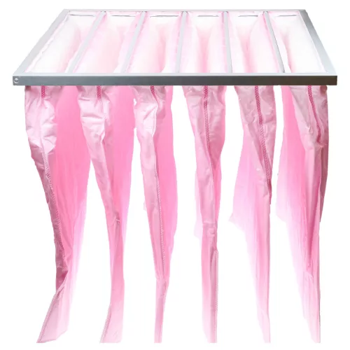 VHBW 10 db F7 légszűrő szellőző- és klímaberendezéshez – 6 zseb, 59,2 × 59,2 cm