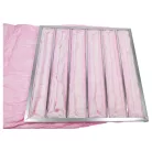 VHBW 10 db F7 légszűrő szellőző- és klímaberendezéshez – 6 zseb, 59,2 × 59,2 cm