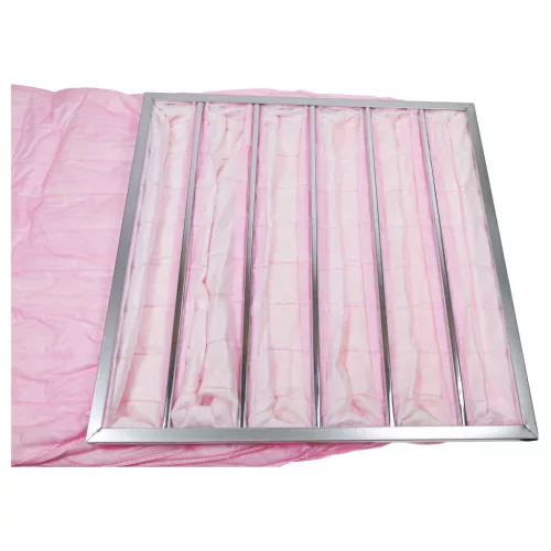 VHBW 10 db F7 légszűrő szellőző- és klímaberendezéshez – 6 zseb, 59,2 × 59,2 cm
