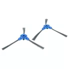 4 db oldalkefe Eufy, Tesvor 11S robotporszívóhoz stb. - 3-karos, fekete, szürke, kék