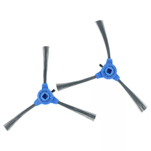 4 db oldalkefe Eufy, Tesvor 11S robotporszívóhoz stb. - 3-karos, fekete, szürke, kék