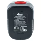 2x Akkumulátor Black & Decker A12, A12-XJ, A12EX, A1712, A12E elektromos szerszámhoz - 2000 mAh, 12 V, NiMH