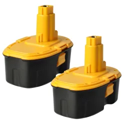   2 db VHBW akkumulátor DeWalt DC9096, DE9039, DE9095, DC9099 és DE9096 helyett – 4000 mAh, 18 V, NiMH
