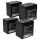 UPS 4x Akkumulátor APC RBC20 helyett - 4500 mAh 12 V AGM