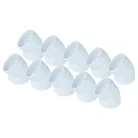VHBW 10 db 45°-os könyökidom központi porszívóhoz – 50,8 mm, fehér