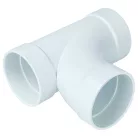 vhbw 10x Csőelosztó T-idom, Belső/Belső/Belső, Átmérő 50,8 mm - Központi Porszívókhoz