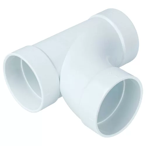 vhbw 10x Csőelosztó T-idom, Belső/Belső/Belső, Átmérő 50,8 mm - Központi Porszívókhoz