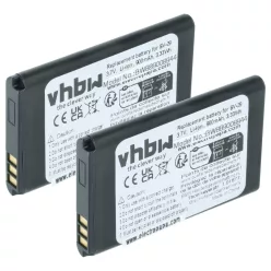   Mobiltelefon 2x Akkumulátor Alcatel RTR001F01, 10000058 helyett - 900 mAh 3.7 V Li-Ion