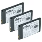 Mobiltelefon 3x akkumulátor Alcatel RTR001F01, 10000058 helyett - 900 mAh 3.7 V Li-Ion