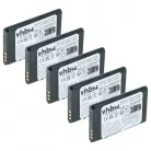 Mobiltelefon 5x akkumulátor Alcatel RTR001F01, 10000058 helyett - 900 mAh 3.7 V Li-Ion