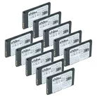 Mobiltelefon 10x akkumulátor Alcatel RTR001F01, 10000058 helyett - 900 mAh 3.7 V Li-Ion