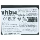 Mobiltelefon 10x akkumulátor Alcatel RTR001F01, 10000058 helyett - 900 mAh 3.7 V Li-Ion