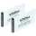 Mobiltelefon 2x akkumulátor Alcatel RTR001F01, 10000058 helyett - 650 mAh 3.7 V Li-Ion