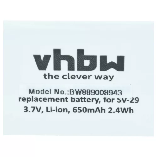 Mobiltelefon 3x akkumulátor Alcatel RTR001F01, 10000058 helyett - 650 mAh 3.7 V Li-Ion